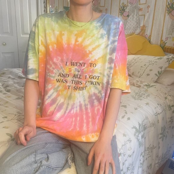 Travis scott astro world tie die tour shirt! - Picture 9 of 16